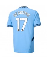 Manchester City Kevin De Bruyne #17 Domácí Dres 2024-25 Krátký Rukáv